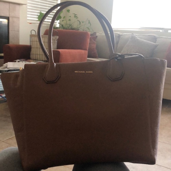 MICHAEL Kors Mercer Large Leather Satchel - Picture 2 of 4